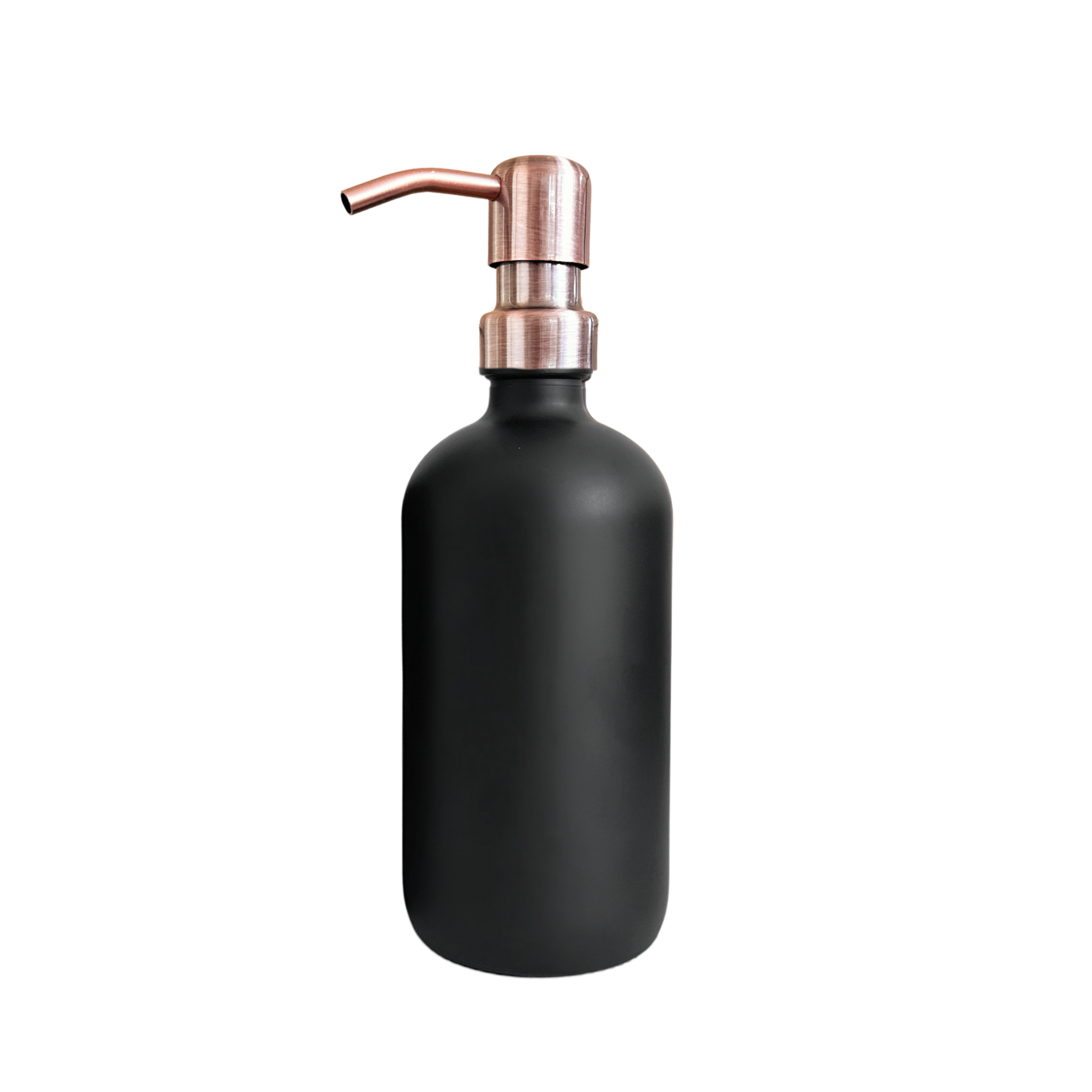 500ml Glass Pump Bottle including label various colours