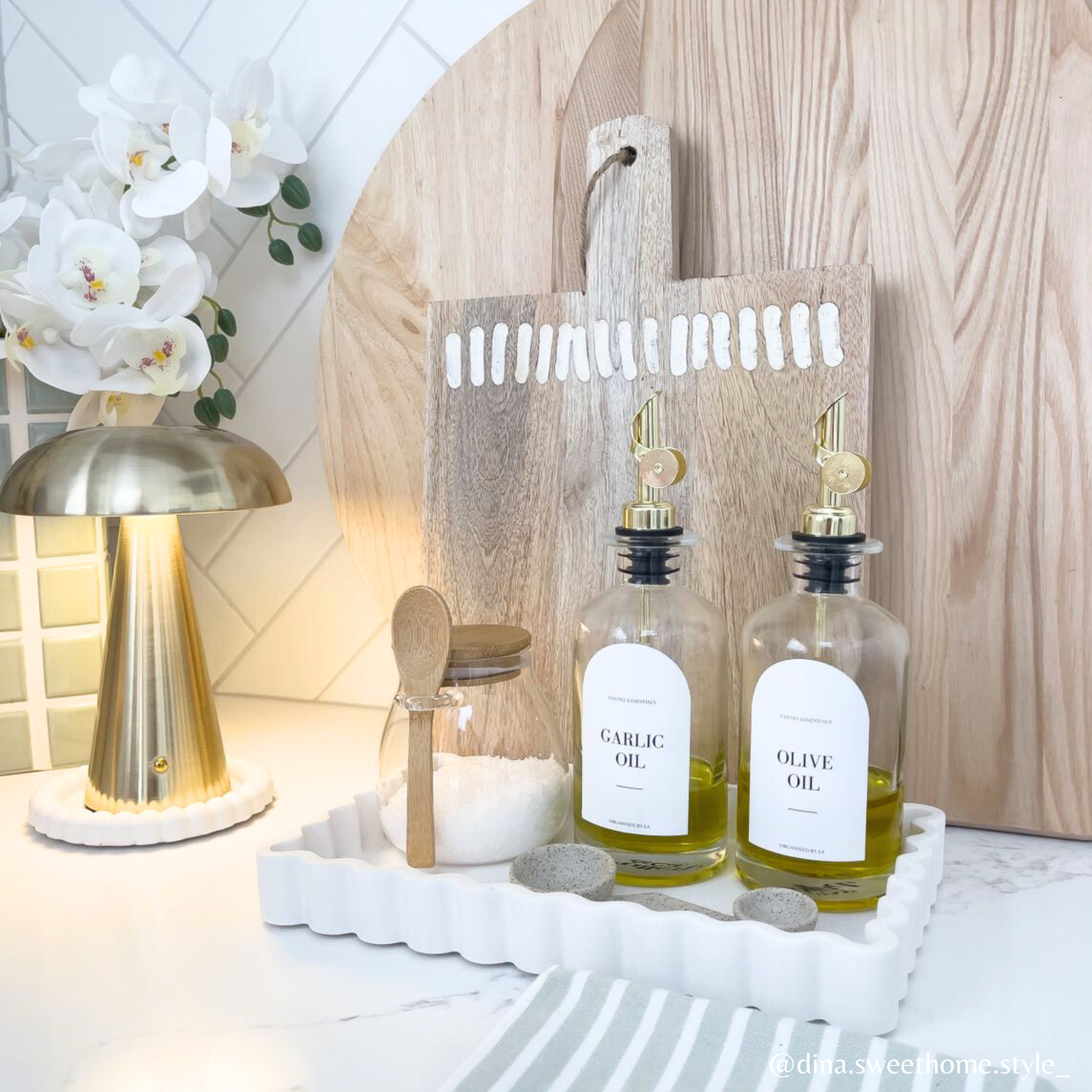 Oil Bottle Set with Custom Labels
