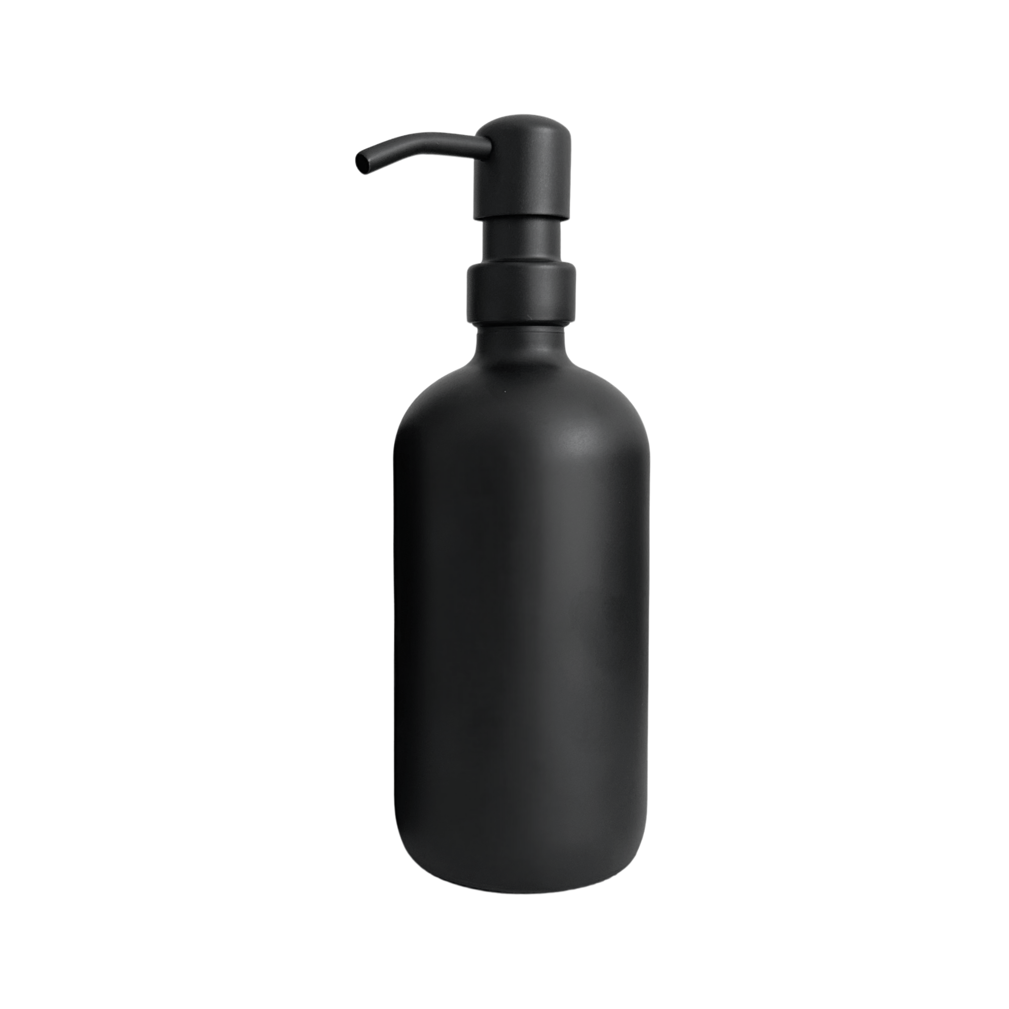 500ml Glass Pump Bottle including label various colours
