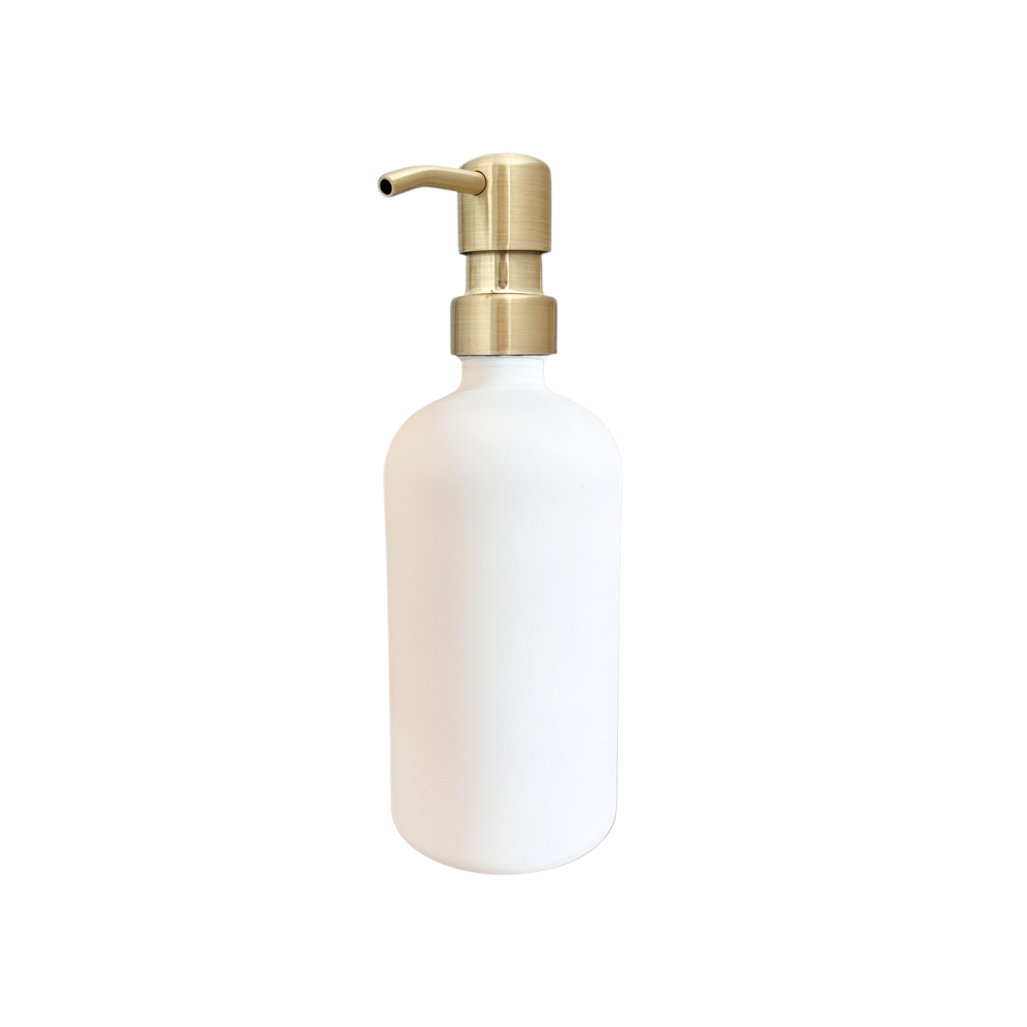 500ml Glass Pump Bottle including label various colours