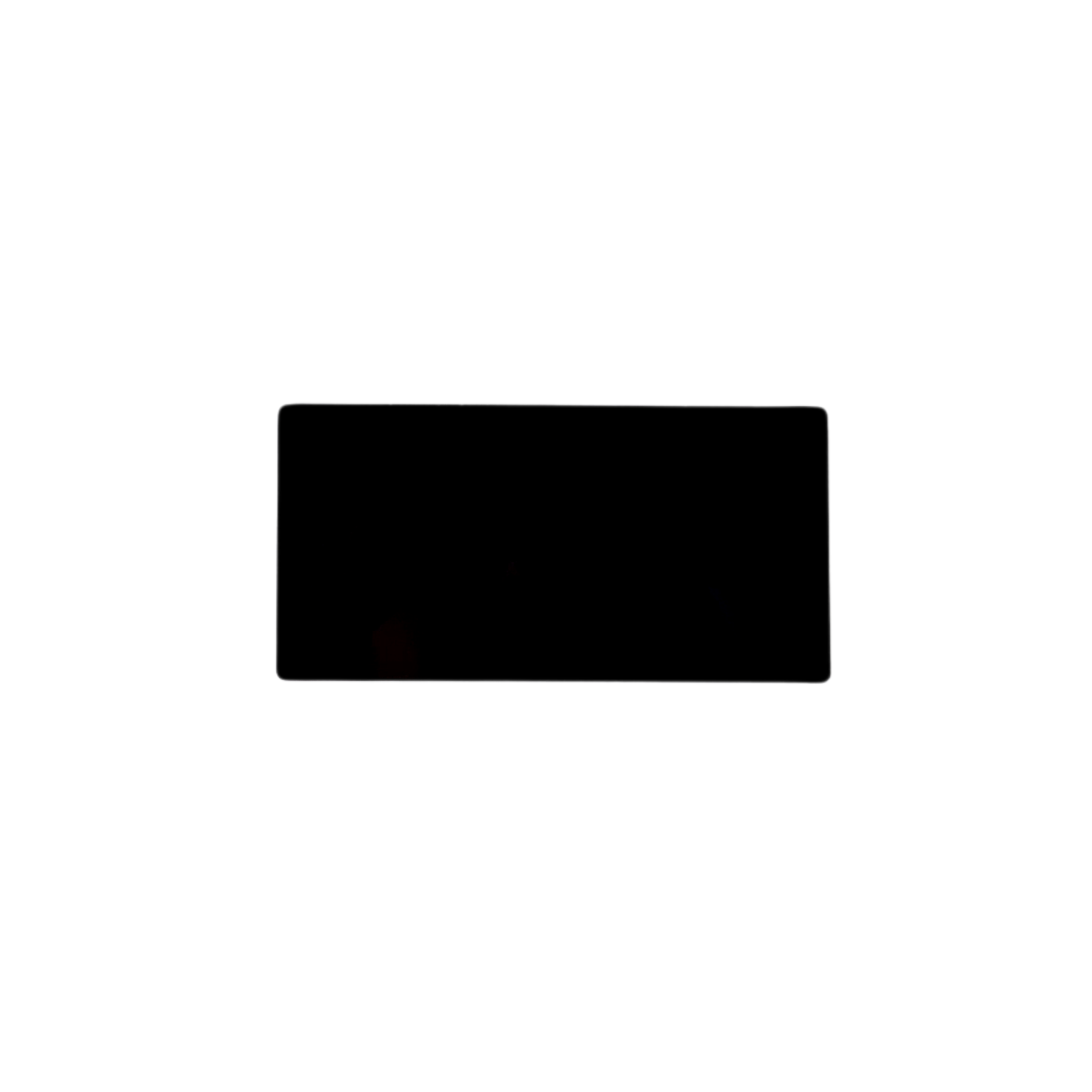 Blank Acrylic Tag - Black