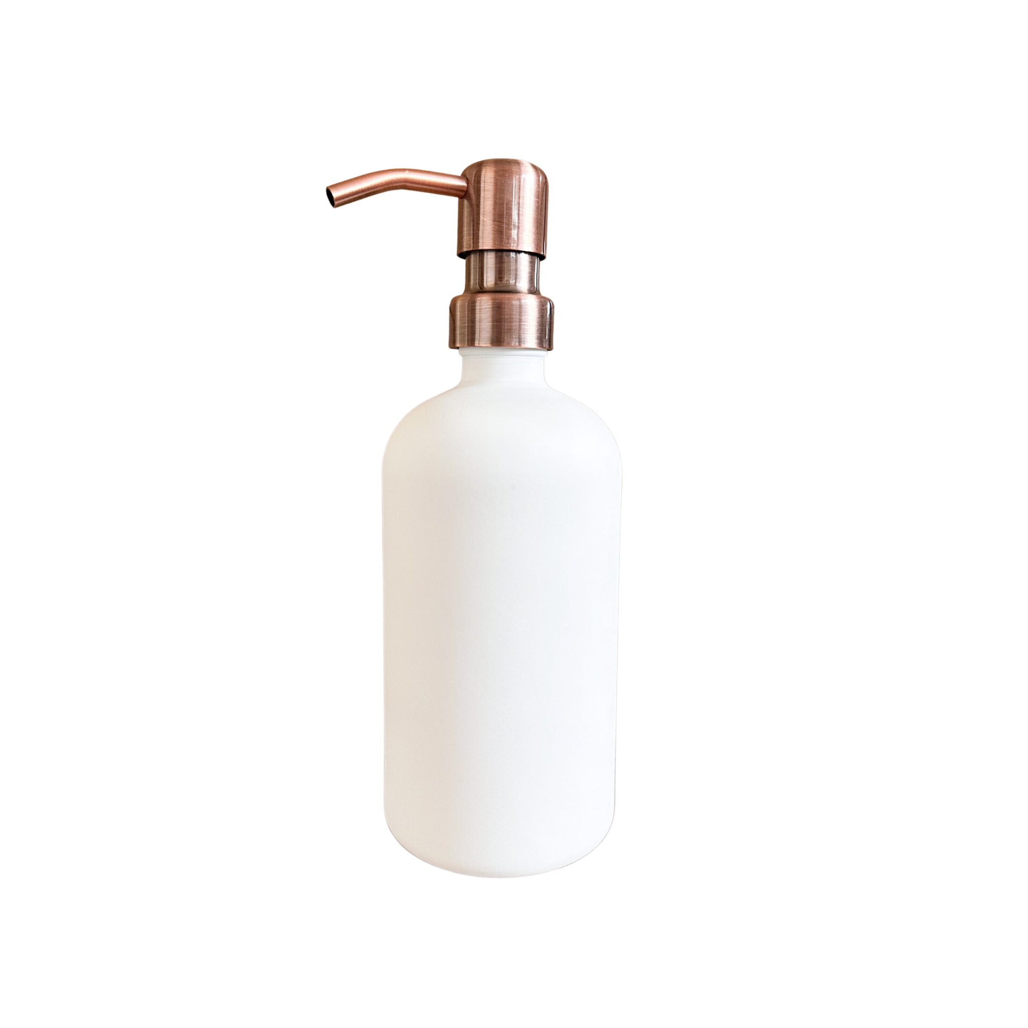 500ml Glass Pump Bottle including label various colours