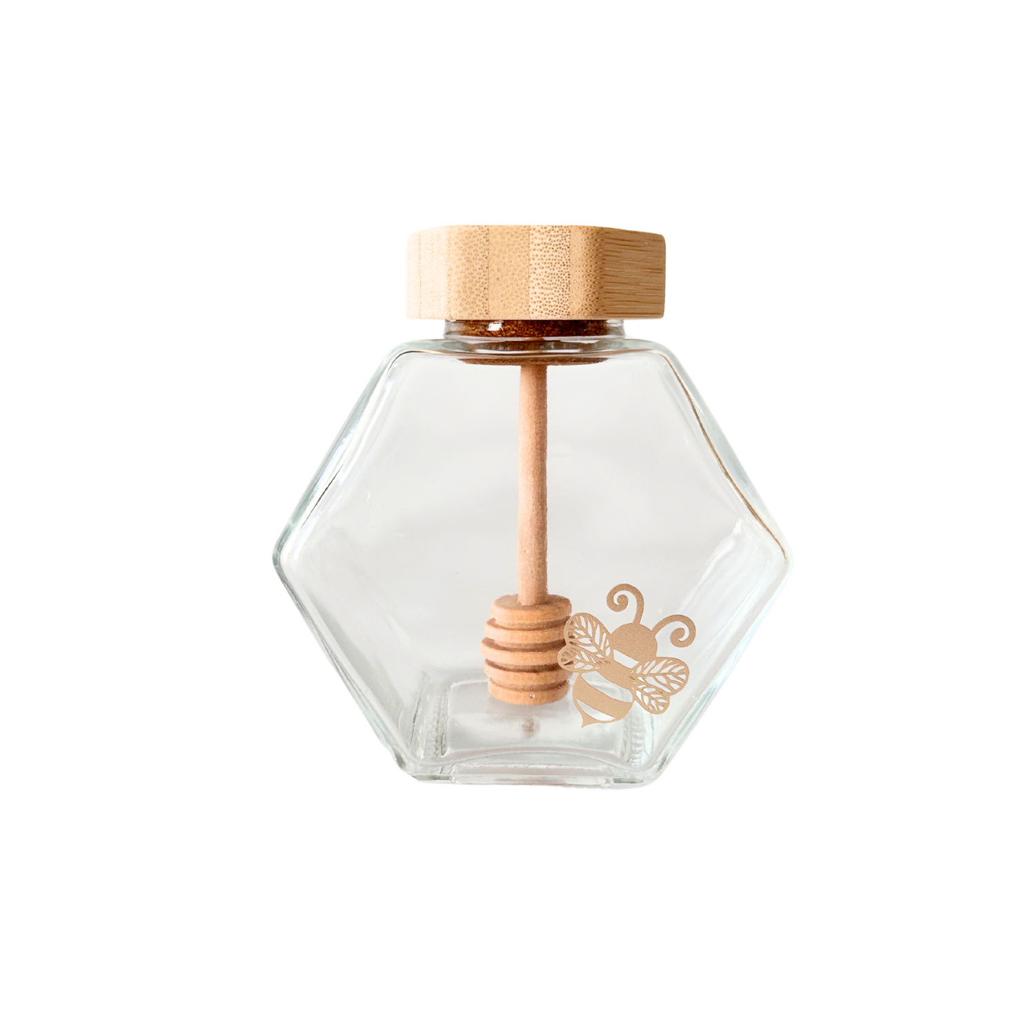 Honey Jar w/ Honey Bee Label