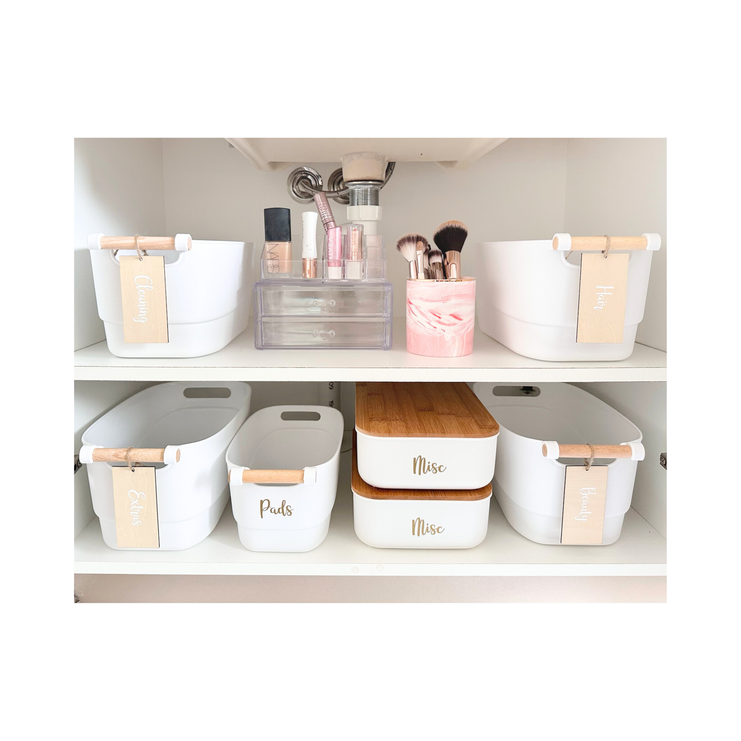 CLEARANCE Acrylic Makeup Organiser