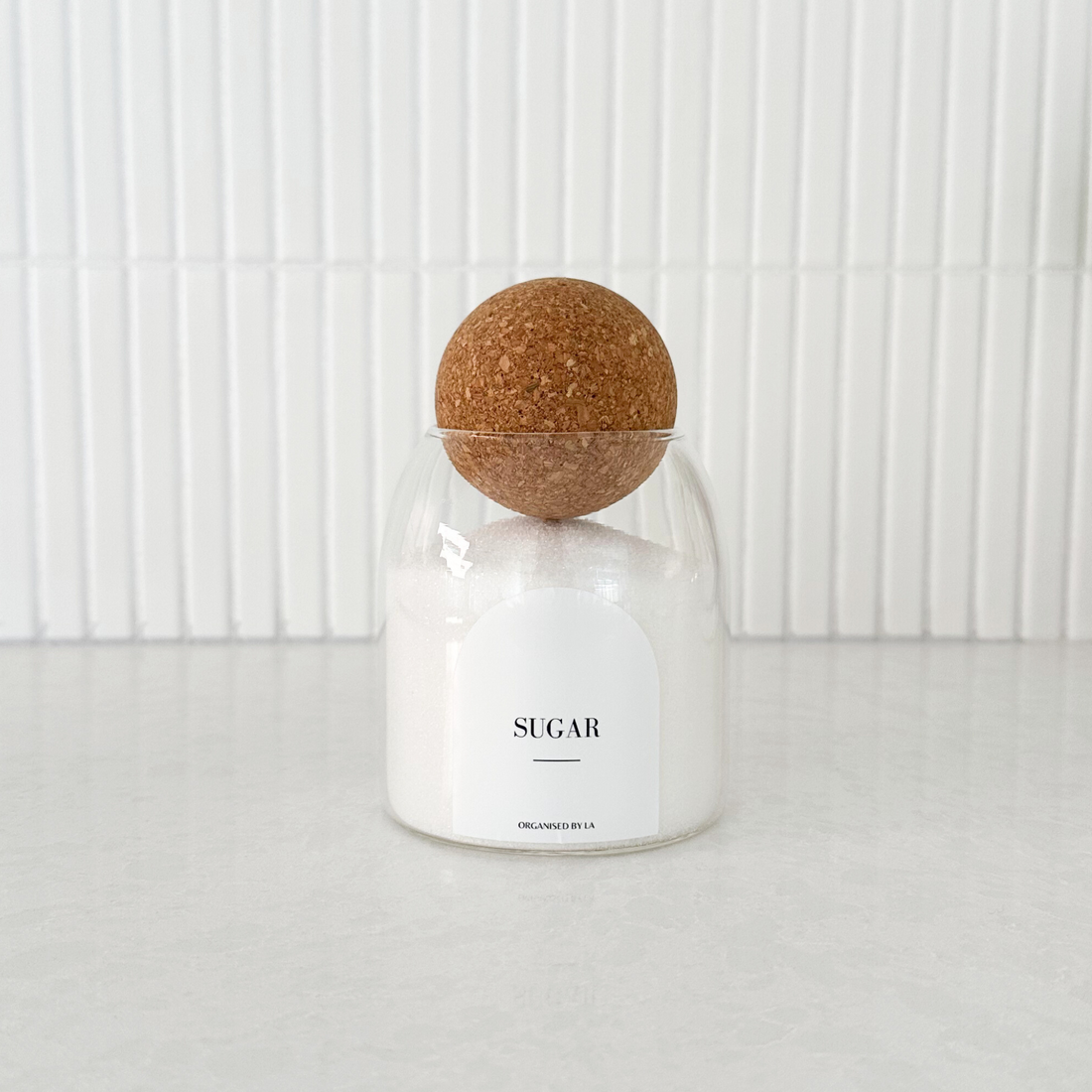 Glass jar w/ball lid