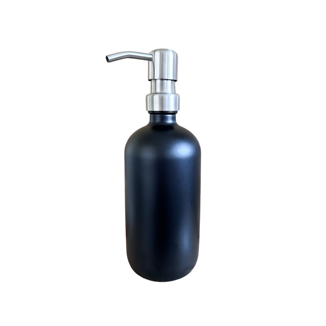 500ml Black Glass Pump Bottle