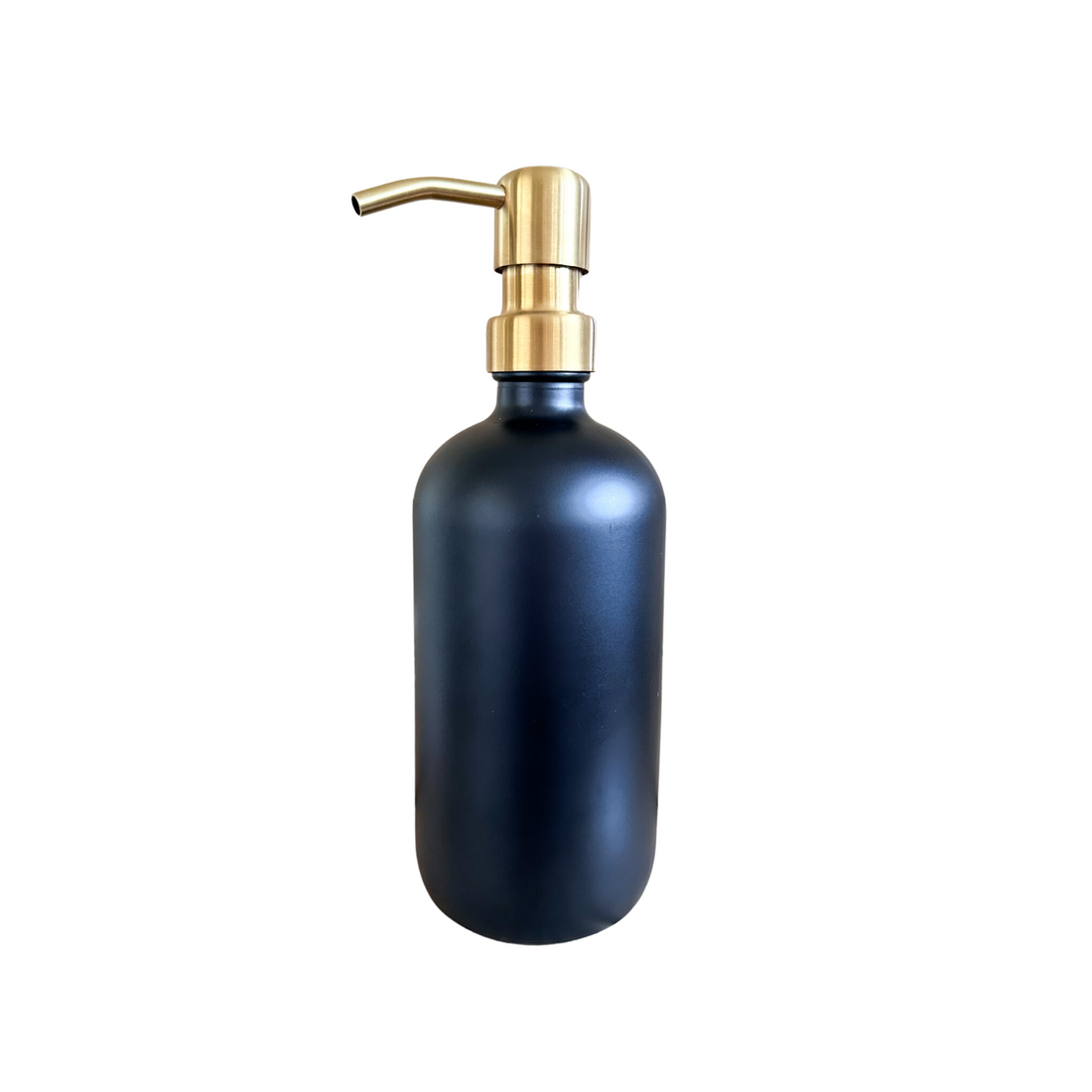500ml Black Glass Pump Bottle