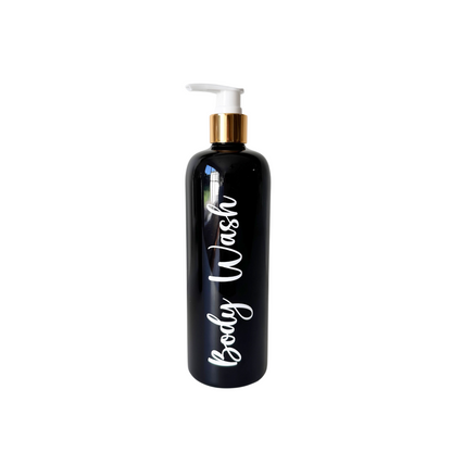 500ml Black Pump Bottle