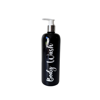 500ml Black Pump Bottle