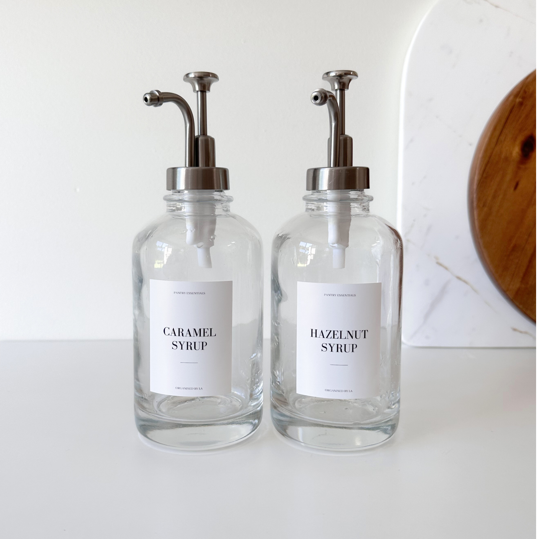 Luxe Syrup Bottles w/custom label