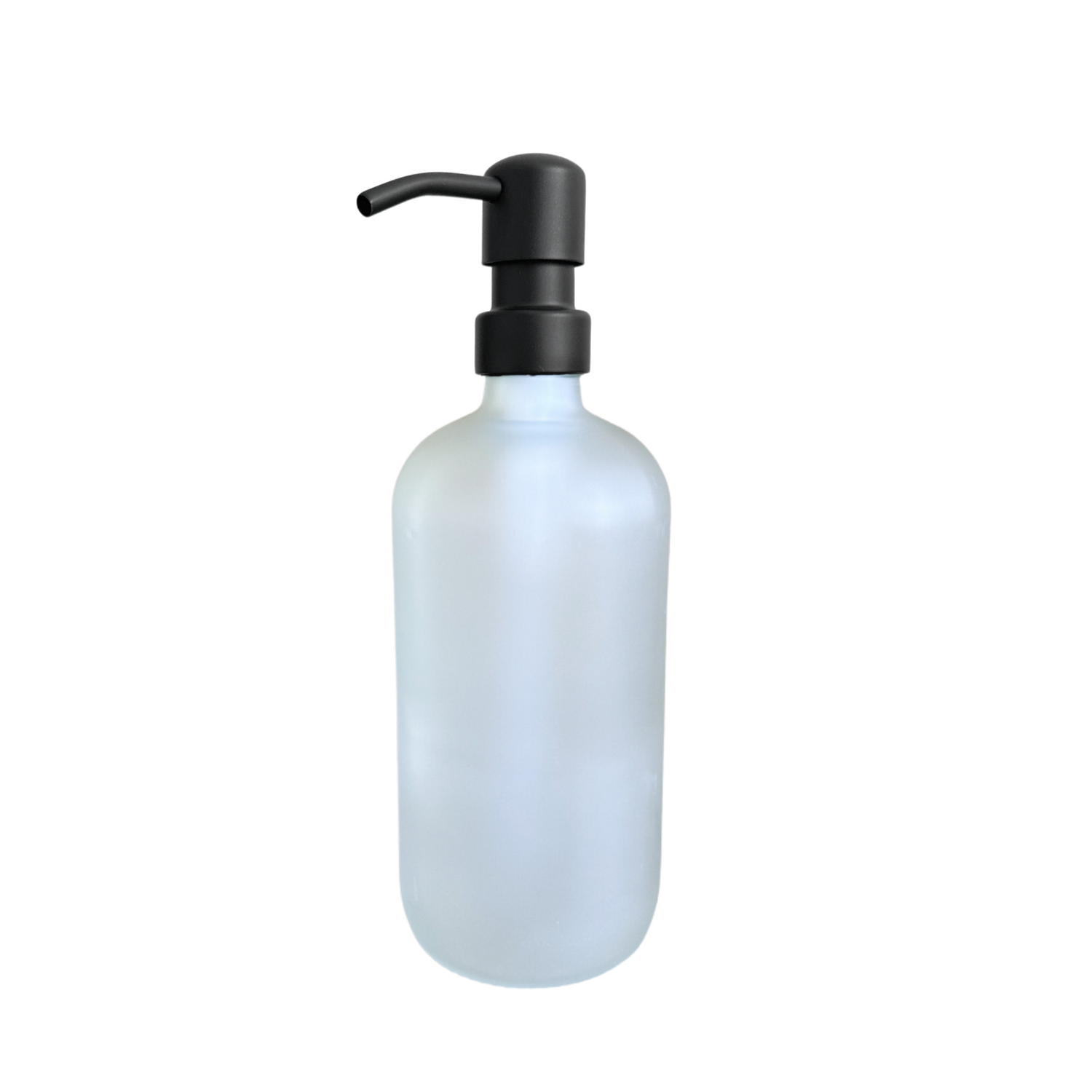 500ml Frosted Glass Pump Bottle