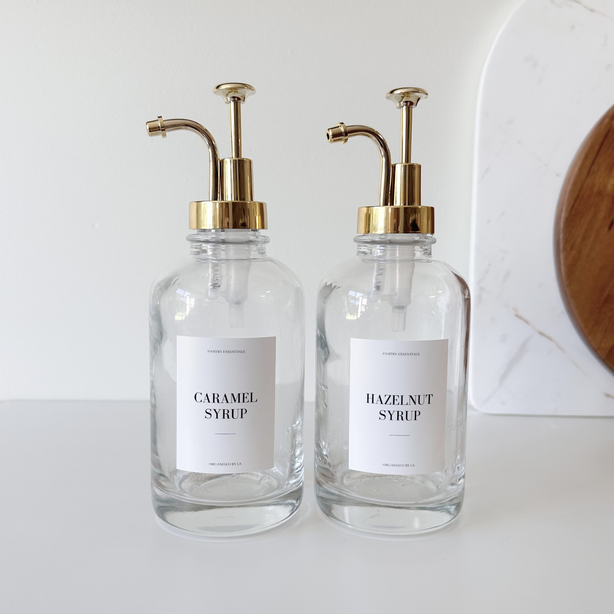 Luxe Syrup Bottles w/custom label